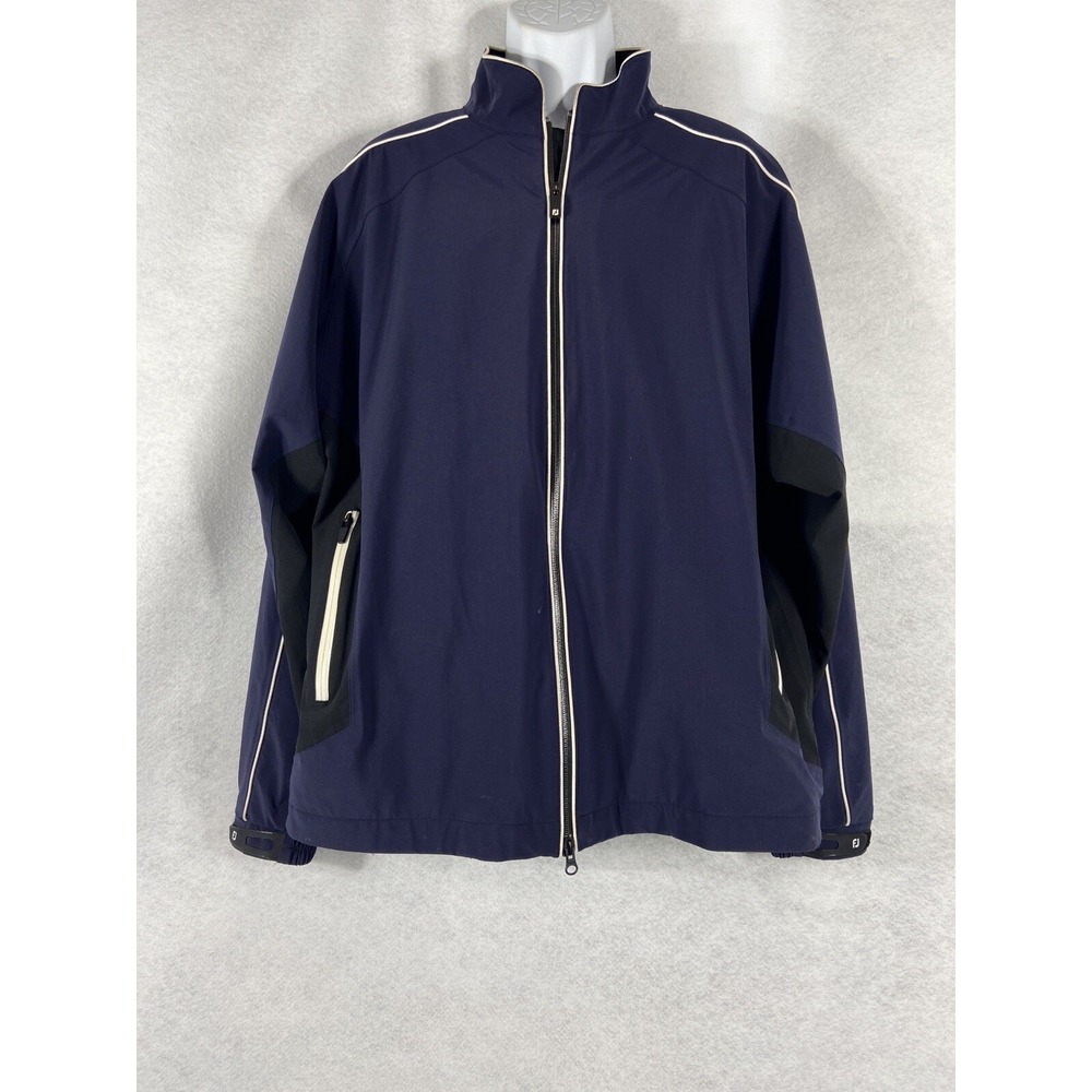 FootJoy Dry Joys Jacket Men's Large Blue Tour Collection‎ Full Zip